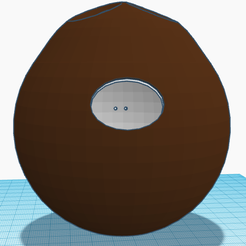Captura-de-pantalla-2023-06-21-a-las-10.05.05.png Archivo STL Coconut bird house・Modelo de impresión 3D para descargar