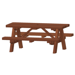 table picnic 1.png Fichier STL gratuit table pique-nique 1:14・Modèle pour imprimante 3D à télécharger