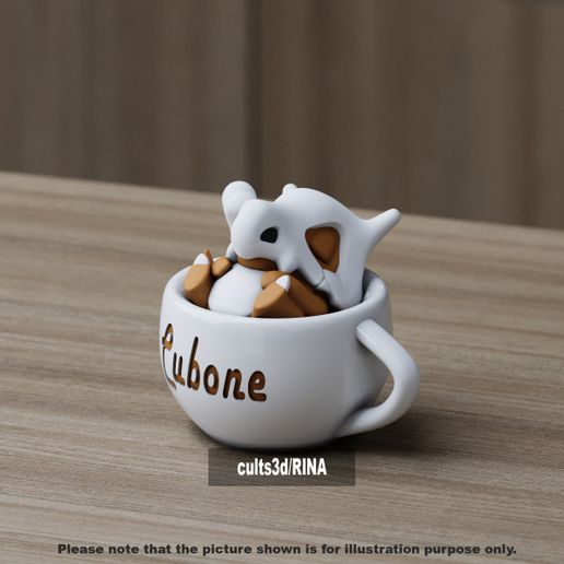 Cubone chill cup - 3D model önizlemesi