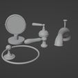 12.jpg Bathroom Furniture 3D Model Pack