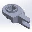 door-lock-component.png Free STL file Door lock・Design to download and 3D print