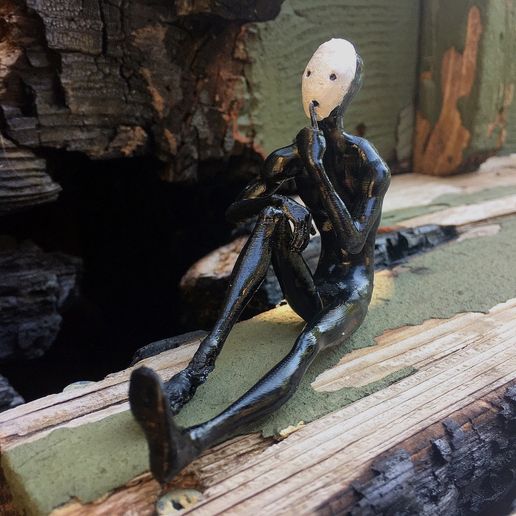 Sitting Tragedian 3D model