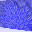 hojas-p4.png Wave Panel 3D CNCrouter Aspire STL DXF Furniture wall art