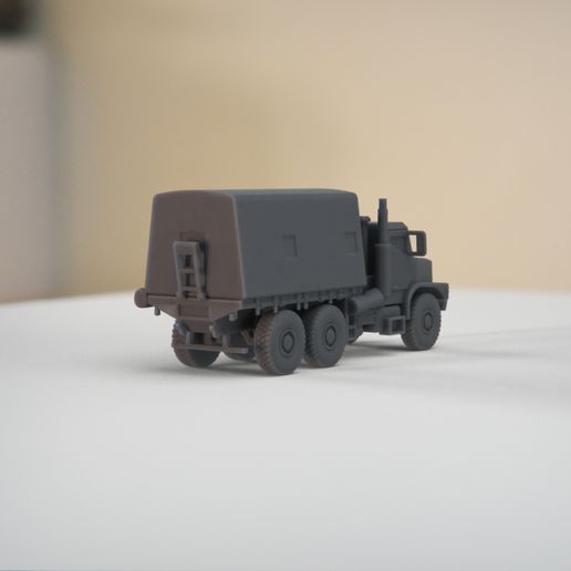 resin Models scene 2.396.jpg MK23 USMC Cargo Truck 1:64 Scale Model