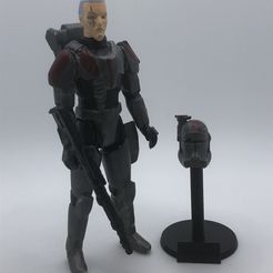 STAR WARS .STL The Bad batch OBJ. Crooshair 3d KENNER STYLE ACTION FIGURE