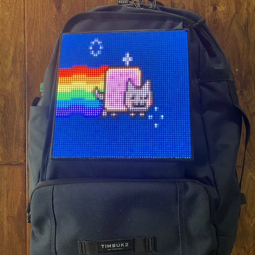 HackPack - The LED Matrix Backpack 3D model
