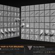 60-VDM-and-Alpha-Hair-and-Fur-Brushes-for-ZBrush-Sculpted-By-Yacine-BRINIS-Volume-01-Set-007.jpg 60 VDM and Alpha Texture Hair and Fur Brushes Volume 01