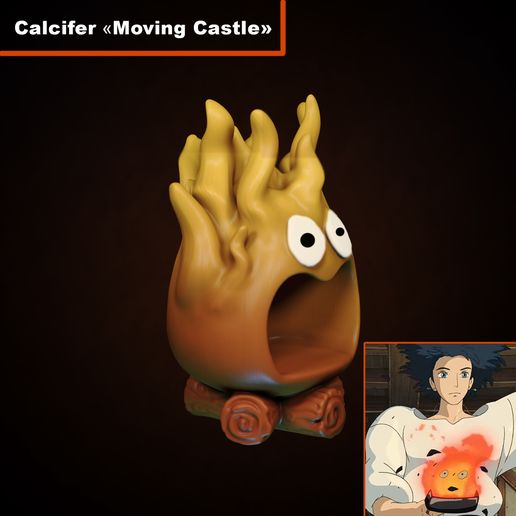 2.jpg Calcifer STL - Огненный дух из Howl's Moving Castle (3D печать)
