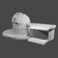 Observatory3.jpg Star Observatory Low Poly Model