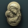 426. Virgin Mary.jpg Archivo STL gratis Virgen María・Objeto de impresión 3D para descargar