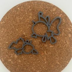 119b.jpg Fichier STL Pokemon - Poissirene / Goldeen Evolution・Objet pour imprimante 3D à télécharger