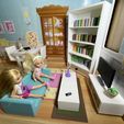 IMG_3626.jpg 🛋️ Ultimate Living Room Complete Furniture Set for 15cm Barbies