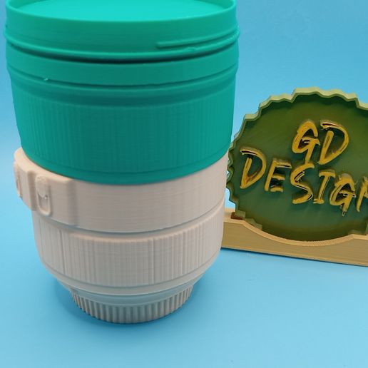 Camera Lens stash Box Weed, Jewelry And Coins - 3D model önizlemesi