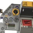 PANNEAU-GAUCHE-PCA.png Part. Left front panel PCA Cockpit Mirage 2000c 1/1 scale for Flight Simulator