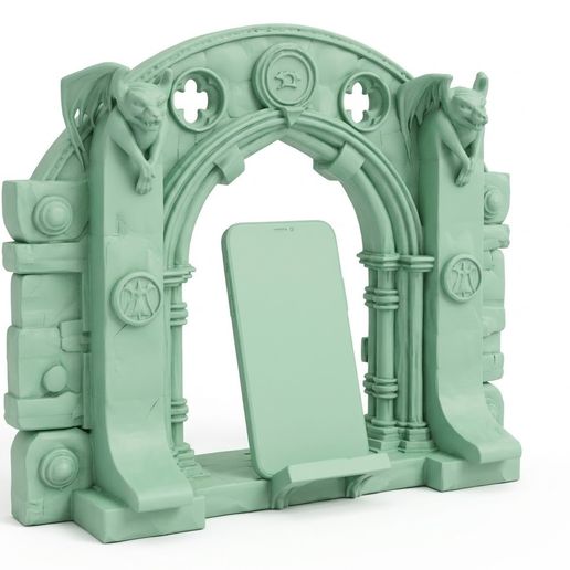 Gothic Archway Smartphone Stand & Desktop Phone Holder