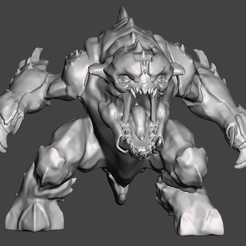 1.png STL file PINKY - DOOM ETERNAL - STL for 3D printing HIGH POLY・3D print object to download