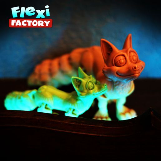 Flexi-Fox-Flexi-Factory-Dan-Sopala-14.jpg Mignon Renard Flexi Print-in-Place avec les versions 3MF et XL incluses !