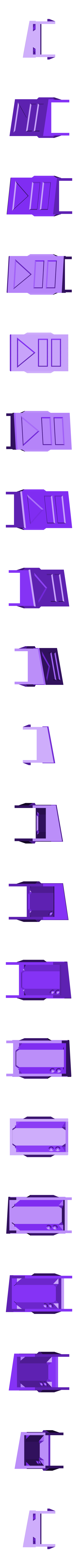 Bouton Pause gauche.STL Atualização do Black Evo para Dagoma Ultimate e Discoeasy 200