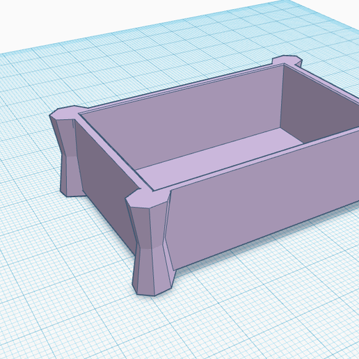 Simple Jewelry box 3D model