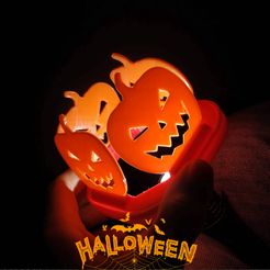 halloween_3.jpg Archivo STL Halloween pumpkin lamp・Idea de impresión 3D para descargar, make3ddigital
