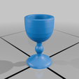 Goblet.png 1/12-scale medieval inn in cardboard and 3D