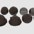 rndchc2.jpg 3D file Round Chocolate Pack・Design to download and 3D print