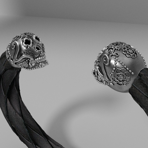 skull skull sugar skull day of the dead 3D model