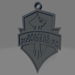 Seattle-Sounders-FC.png Fichier STL Porte-clés Seattle Sounders FC・Plan pour impression 3D à télécharger