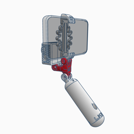 Gopro and action cameras Dual Tri mount adapter 3D model