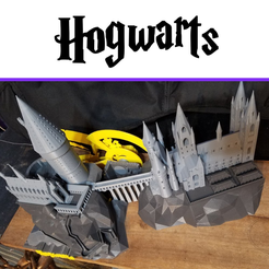 Capture d’écran 2017-06-19 à 10.43.32.png Archivo STL gratis Escuela de Brujería de Hogwarts・Objeto imprimible en 3D para descargar