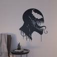 wall-art-20.png wall decoration Venom Head 2d wall art Marvel