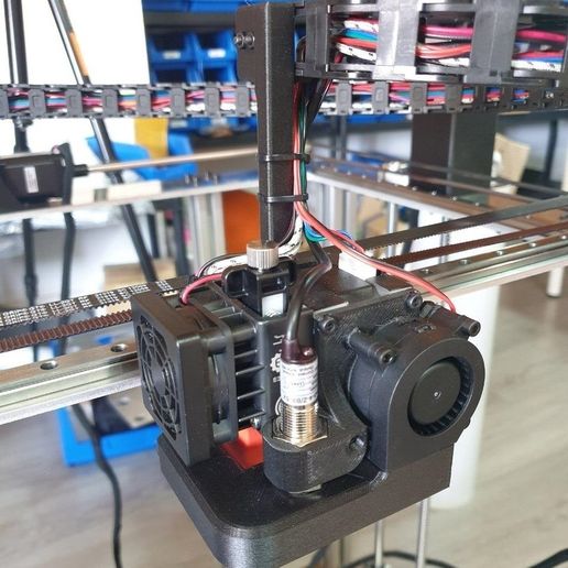 hemera.jpg Hemera E3D Volcano V6 Mount + Inductive sensor + Layer Fan