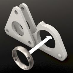 Ring Out.jpg 3D file Ring Frame・3D printer model to download