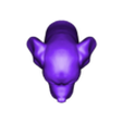 Beagle_puppy_b.stl 用于 3D 打印的比格犬头部小狗