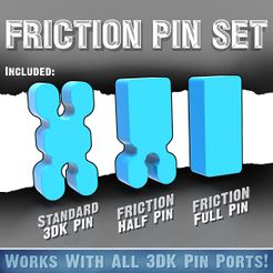 3DK_FrictionPin_1200x1200_1.jpg Бесплатный 3D файл Friction Pin Set・Идея 3D-печати для скачивания, Quincy_of_3DKitbash