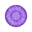 candle_holder_donut2.stl Free STL file Voronoi donut candle holder・3D printer model to download