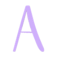 A.stl BARBIE Letters and Numbers | Logo