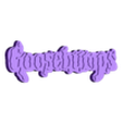 goosebumps logo.stl GOOSEBUMPS LOGO 3D PRINT DECORATION