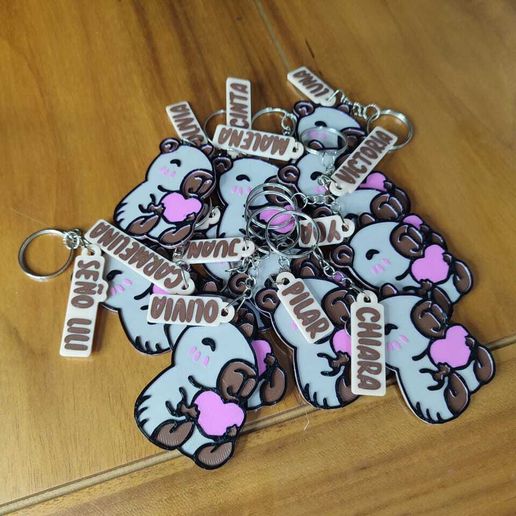 CAPIBARA-3.jpeg WASSERSCHWEIN-SCHLÜSSELANHÄNGER