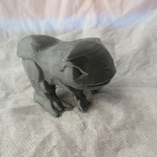 Crested Cute Camping Reptile - 3D model önizlemesi