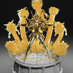 01.png STL file Dohko of the Libra House - Saint Seiya・3D printer design to download