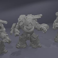 Oblit Squad.JPG STL-Datei Chaotischer Mutant Demolisher - Remix/Posen kostenlos・Design für 3D-Drucker zum herunterladen