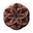 Rose-pattern4-06.JPG 3d Geometrical pattern rosettes N04