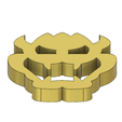 Bowser Emblem 3.PNG Bowser Emblem for Wedding Outfit with Bonus Keychain and Coaster