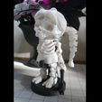 Skeleton_Girl_07.jpg Articulated Skeleton Girl 3D Print-In-Place STL Model Fidget and Desk Toy