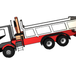 p1.png Dump truck with elevator crane