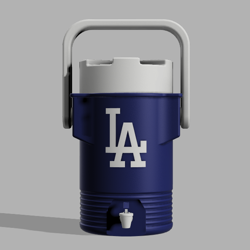 🥫 LA Dodgers 12oz Can Coozie, Beer Holder・ STL File for 3D