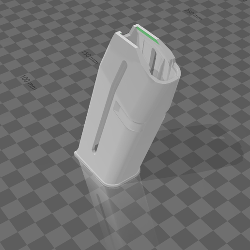 PP-22 Glock 22 ambidextrous magazine (15rd .40 cal glock mag body & follower) 3D model