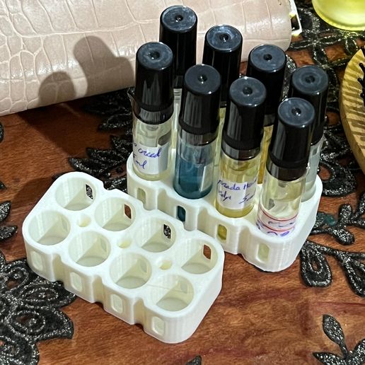 🍾 Cologne Perfume Bottle Holder・ STL File for 3D printing・Cults