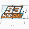 mqz.png Marc Marquez 93 key ring
